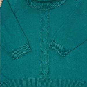 TANJAY Emerald Green Women's Neck Sweater L